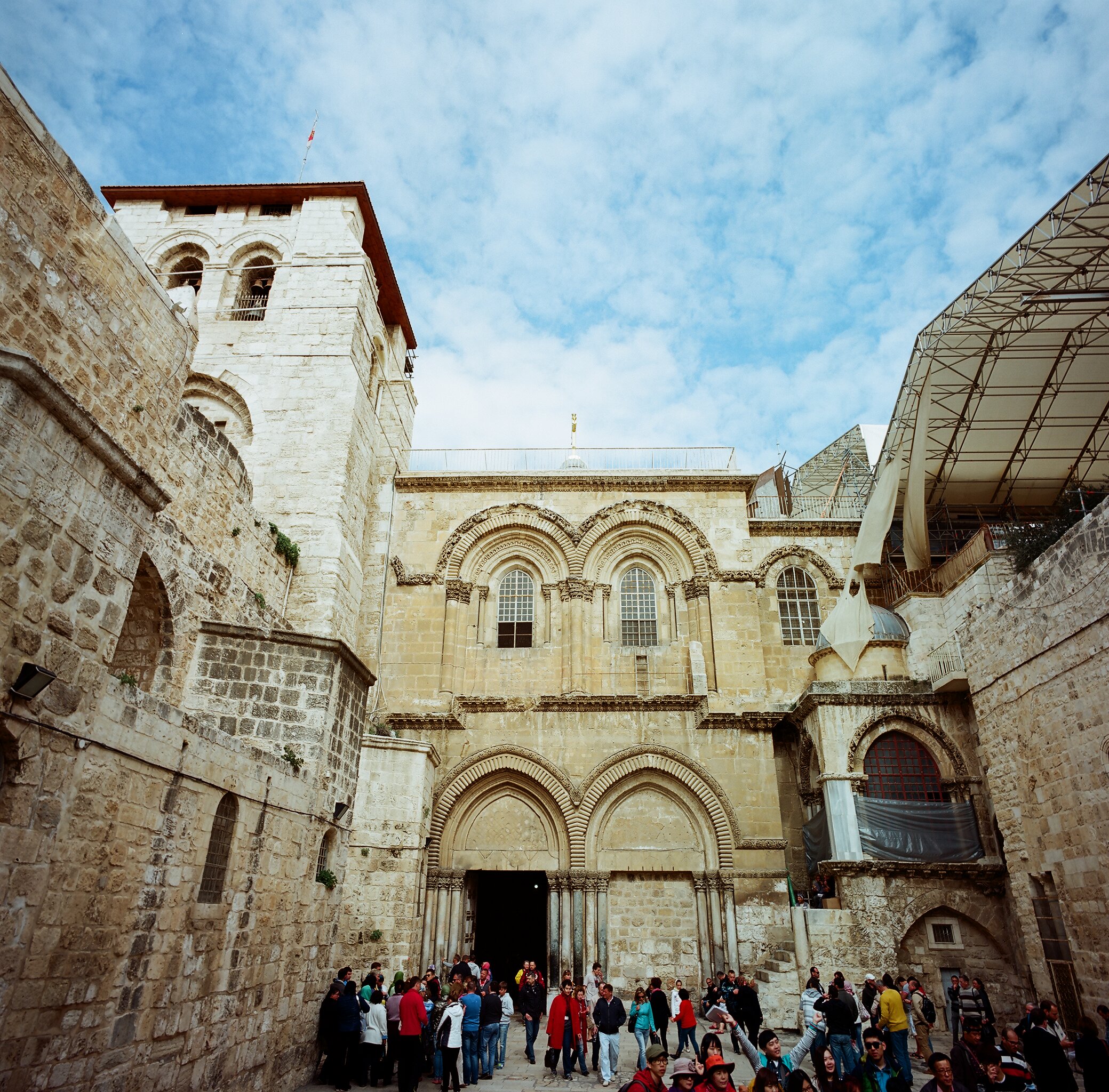 Church of the Holy Sepulchre south entrance, Jerusalem, Israel.