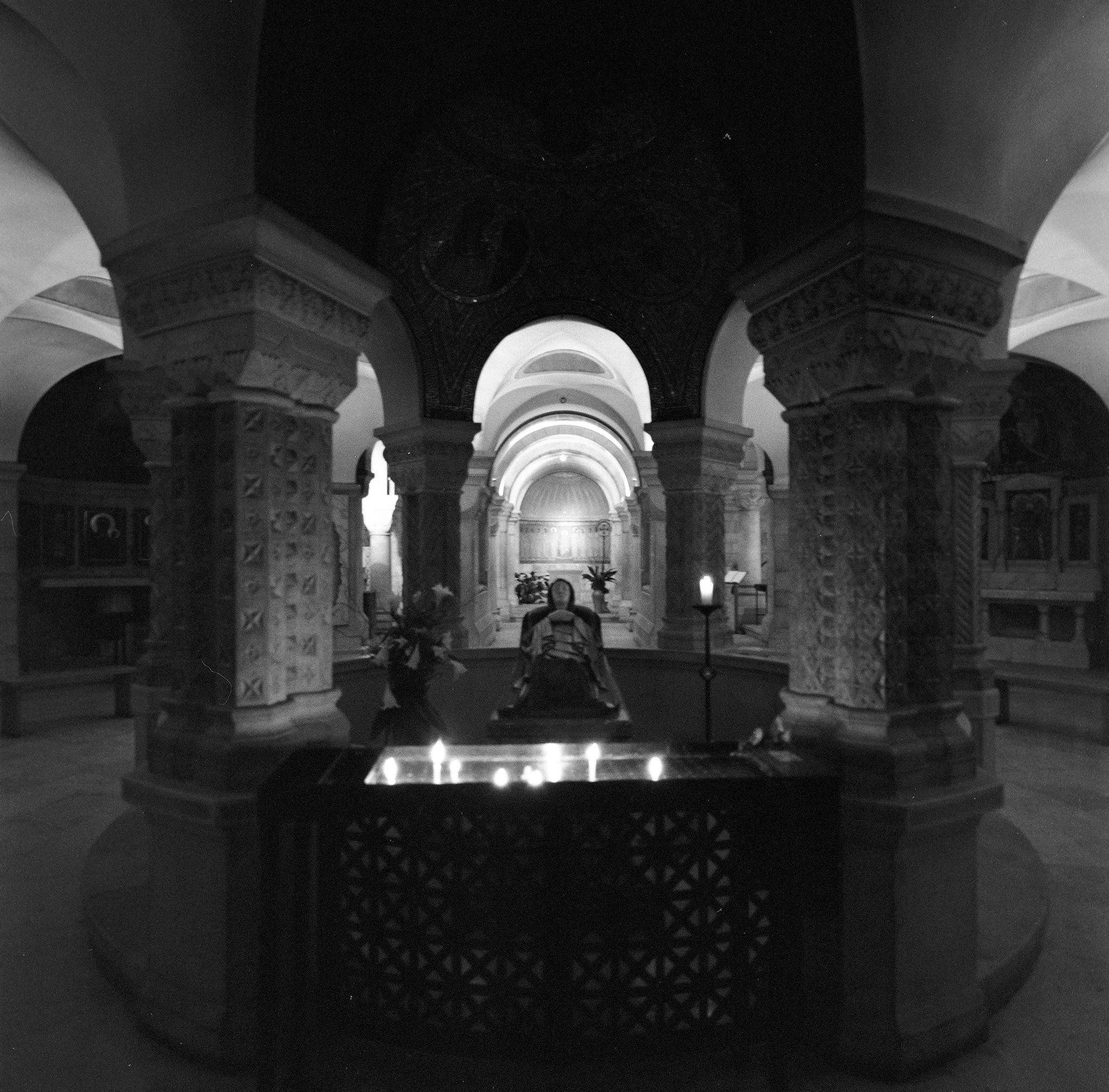 Crypt of the Basilica of the Assumption, Jerusalem, Israel.